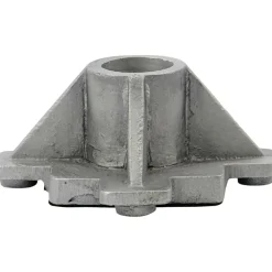 Castle Candle Stand Antique Brass, 9x9 cm