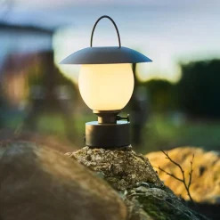 Castro Table Lamp Portable, Sand Black