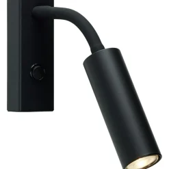 Cato Slim Flex Wall Lamp, Matte Black