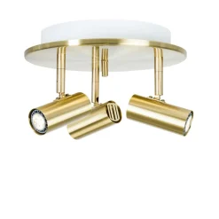 Cato Triospot Ceiling Lamp LED, Brass