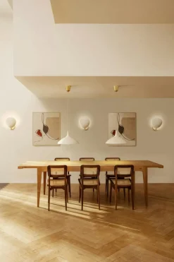 C-Chair Dining Chair, Black oak / Cane