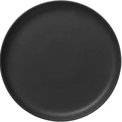 Ceramic Pisu 16 Plate Ø22 cm, Ink Black