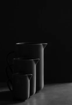 Ceramic Pisu Pitcher 25 cl, Vanilla White