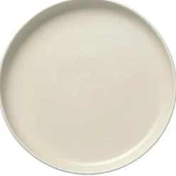 Ceramic Pisu Plate Ø18 cm, Vanilla White