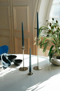 Chiaro Di Luna Candlestick Nickel-plated Brass, 40 cm