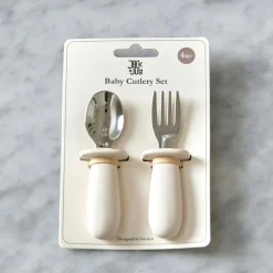Childrens Cutlery 2-pack, Cream