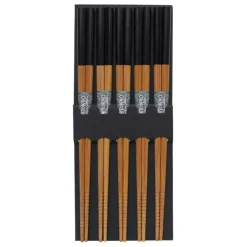 Chopsticks 5-pack, Black
