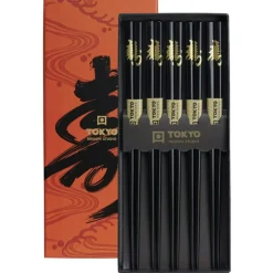 Chopsticks 5-pack, Black