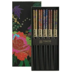 Chopsticks 5-pack, Black