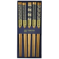 Chopsticks 5-pack, Black