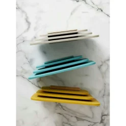 Choptima Chopping Boards With Holder, Nordic Green
