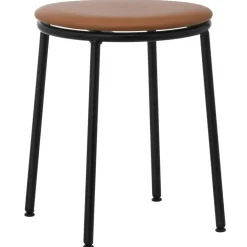 Circa Stool, Brown Leather / Ultra leather 41574