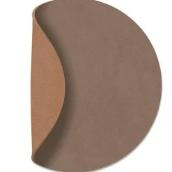 Circle Reversible Coaster 10 cm, Herbal Dust/Khaki
