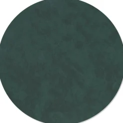 Circle XL Double Table Mat 1-pack, Dark Green/olive Green