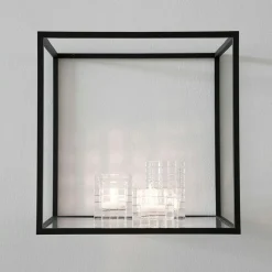 City Light 2 Candle Holder, Clear