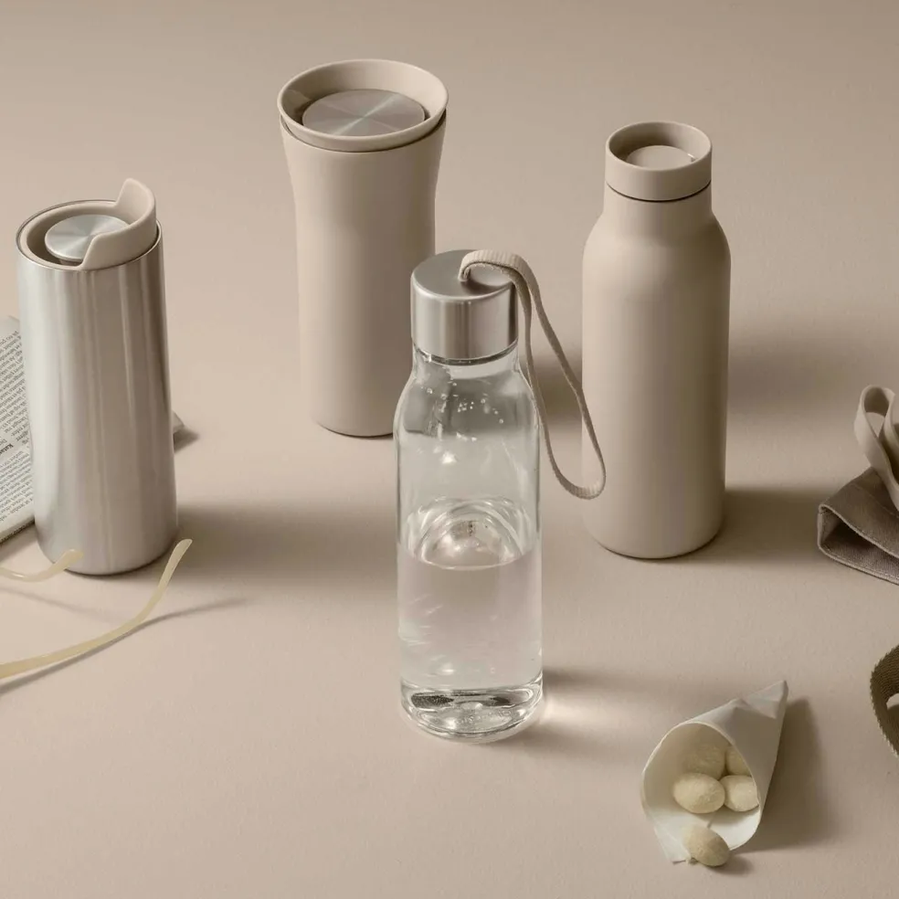 City To Go Thermos Bottle Recycled 35 cl, Emerald Green