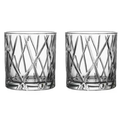 City Whiskey Glass DOF 34 cl, 2 Pcs