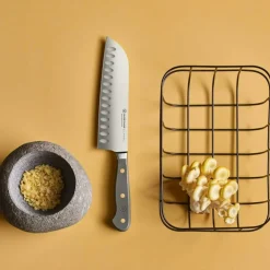 Classic Colour Santoku Knife 17 cm, Pink Himalayan Salt