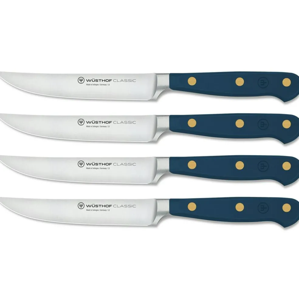 Classic Colour Steak Knives 4-pack, Wild Blueberry