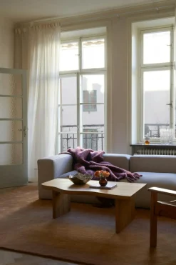 Classic Solid Rug 180X270 cm, Bone White