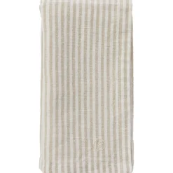 Cloth Napkin 40x40 cm, White/Beige