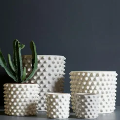 Cloudy Pot Medium, Matte White