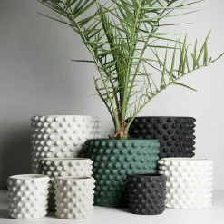 Cloudy Pot Medium, Matte White