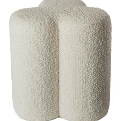 Clover Stool, Ecru