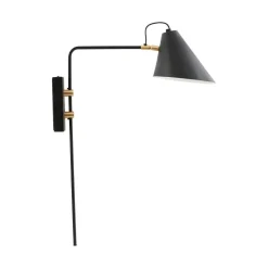 Club Wall Lamp, Black