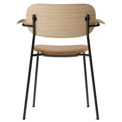 Co Dining Chair Black Steel w. Armrest, Dakar 0250/Natural Oak