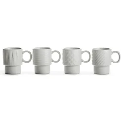 Coffee & More Espresso Cups 4-pack, White