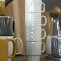 Coffee & More Espresso Cups 4-pack, White