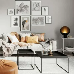 Colby XL Table Lamp, Sand White