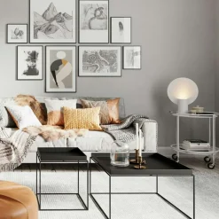 Colby XL Table Lamp, Sand White