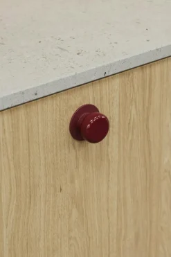 Colette Knob 50 mm, Maroon Red