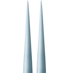 Cone Candles Matte 37 cm 2-pack, Dusty Blue