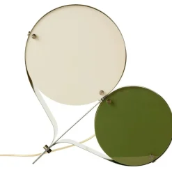 Coppia Table Lamp, Ivory / Clover