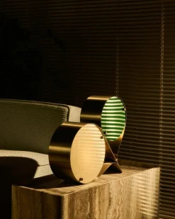 Coppia Table Lamp, Ivory / Clover