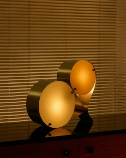 Coppia Table Lamp, Ivory / Clover