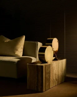 Coppia Table Lamp, Ivory / Clover