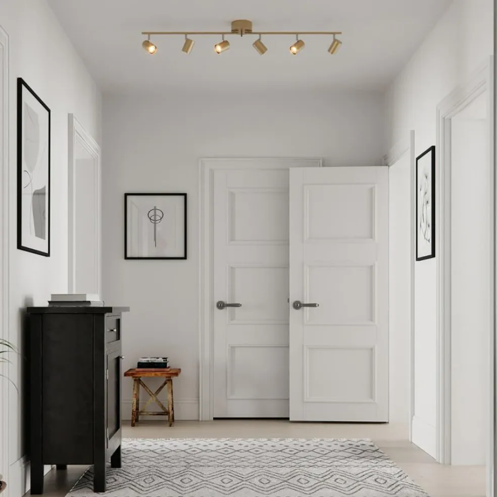 Correct Ceiling Light 6 Low, Gold