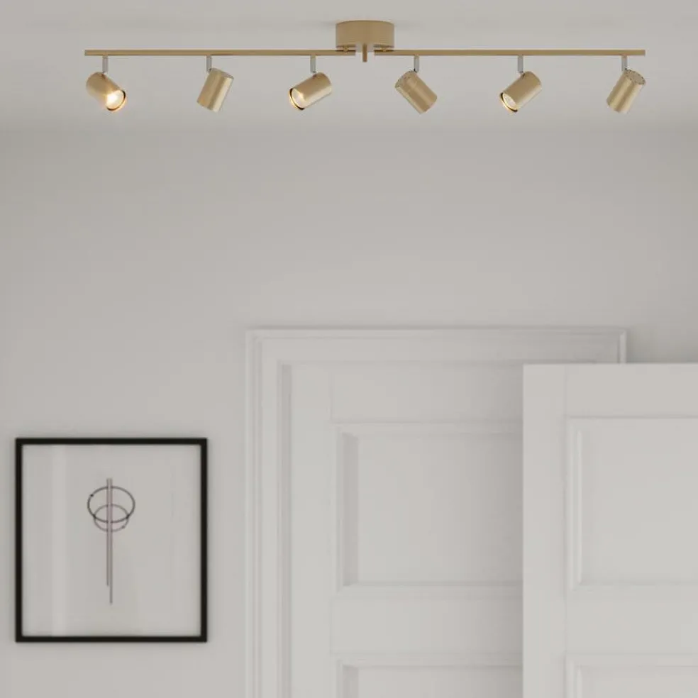 Correct Ceiling Light 6 Low, Gold