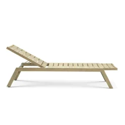 Costes Sunbed, Pickled Teak