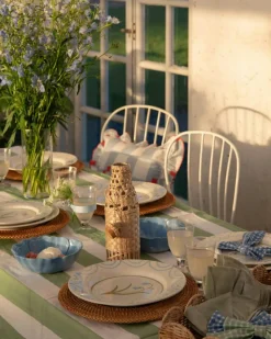 Cottage Flower Plate 28 cm, Blue