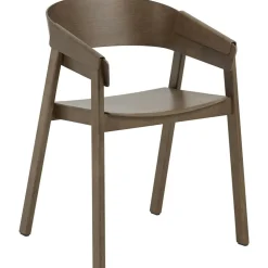 Cover Armchair, Dark stained oak