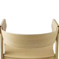 Cover Armchair, Dark stained oak