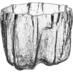 Crackle Vase, 21x27 cm, Pink