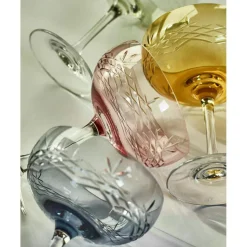 Crispy Gatsby Champagne Coupe 2 Pcs, Emerald