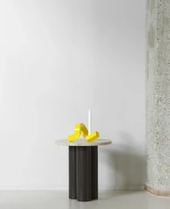 Crooked One Candlestick, Bronze