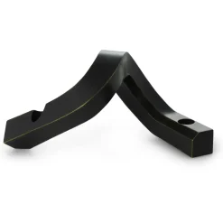 Crooked Two Candlestick, Bronze